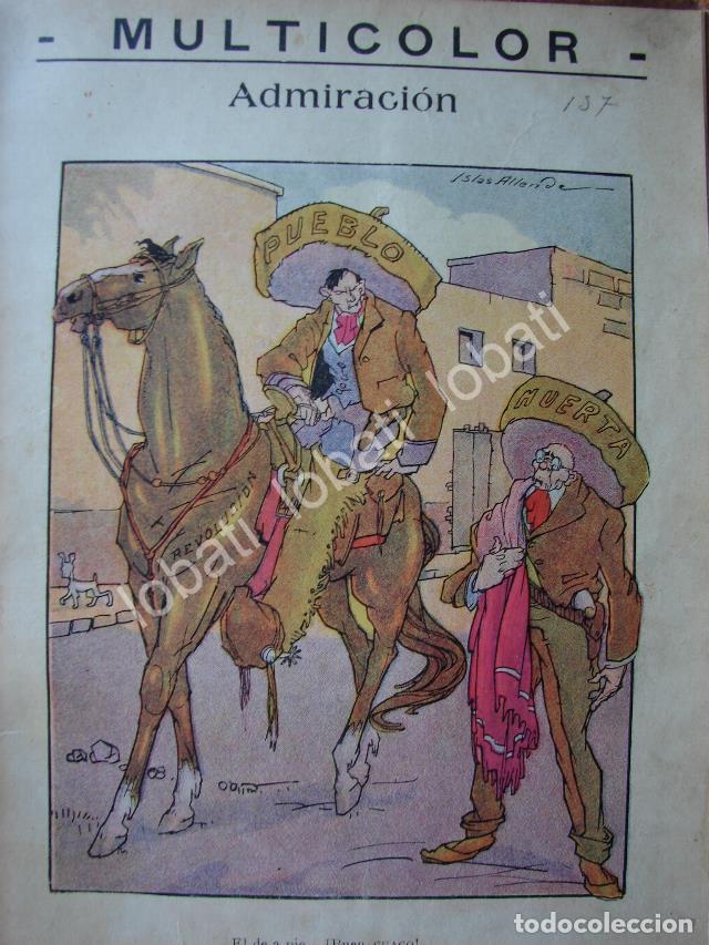 Poster collecting: CARICATURA ANTIGUA 1914. REVOLUCION MEXICANA - VISTORIANO HUERTA