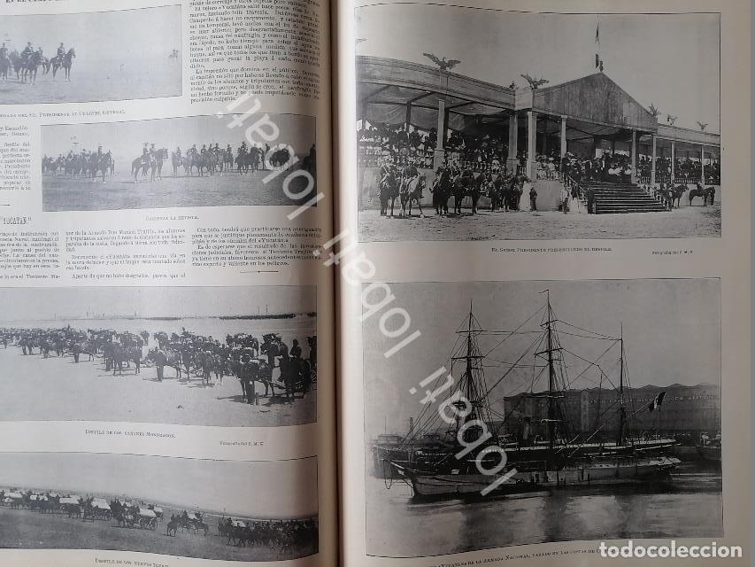 Poster collecting: CARTEL ANTIGUO ORIGINAL DE PORFIRIO DIAZ EN REVISTA Y EJERCICIOS MILITARES. SAN LAZARO 1899 MLT