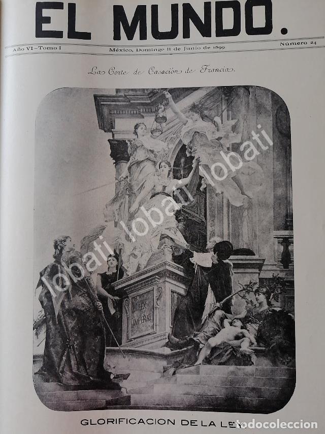 Poster collecting: PORTADA ANTIGUA ORIGINAL 1899. GLORIFICACION DE LA LEY. DE: R. BAUDRY / ARTE