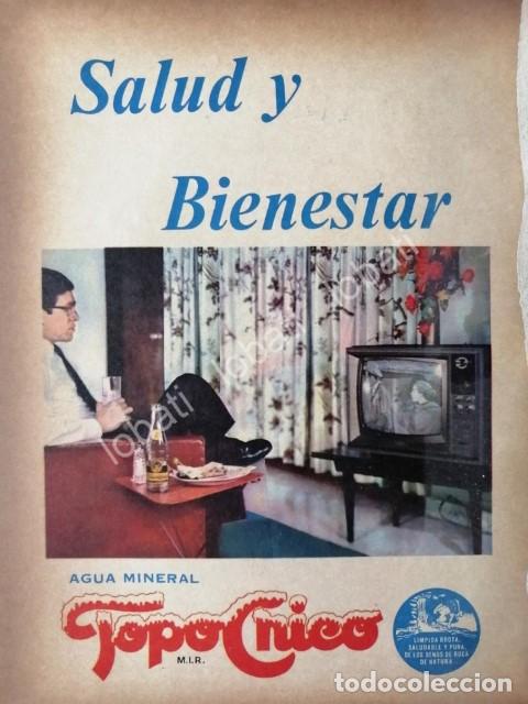 Poster collecting: CARTEL ANTIGUO ORIGINAL DE AGUA MINERAL TOPO CHICO 1967 /241