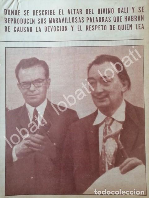 Coleccionismo de carteles: CARTEL ANTIGUO ORIGINAL DE SALVADOR DALI Y JACOBO ZABLUDOVSKI 1965