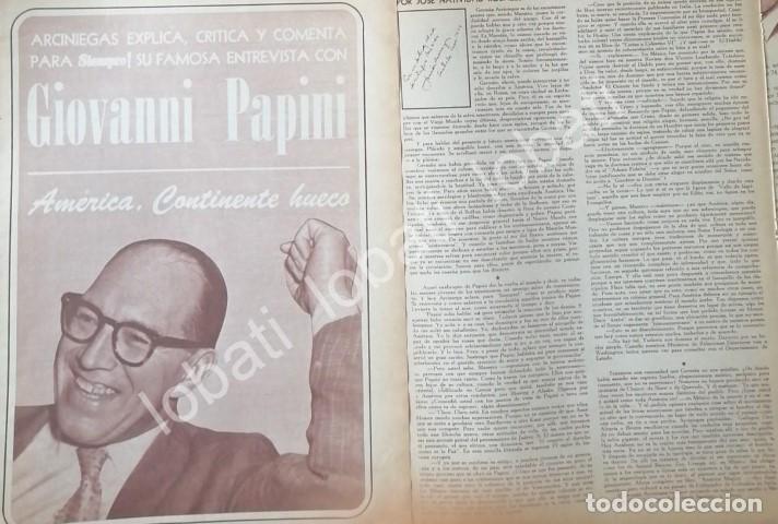 Poster collecting: CARTEL ANTIGUO ORIGINAL DE GIOVANNI PAPINI CRITICA A AMERICA 1960