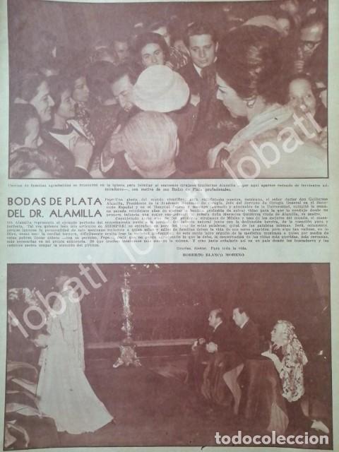 Poster collecting: CARTEL ANTIGUO ORIGINAL DE BODA DE PLATA DE GUILLERMO ALAMILLA GUTIERREZ