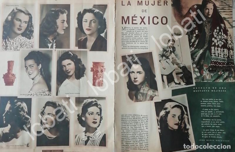 Poster collecting: CARTEL ANTIGUO ORIGINAL DE MUJERES DE LA ALTA SOCIEDAD MEXICANA 1953 ASM
