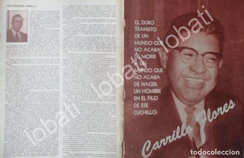 Poster collecting: CARTEL ANTIGUO ORIGINAL DE ANTONIO CARRILLO FLORES 1966 PLT