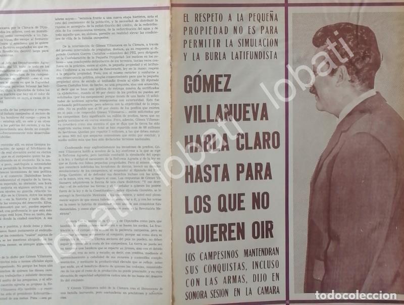 Poster collecting: CARTEL ANTIGUO ORIGINAL DE AUGUSTO GOMEZ VILLANUEVA HABLA 1972