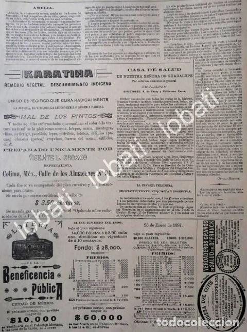 Poster collecting: CARTEL ANTIGUO ORIGINAL DE LA LOTERIA NACIONAL, Y OTRAS 1897 /166