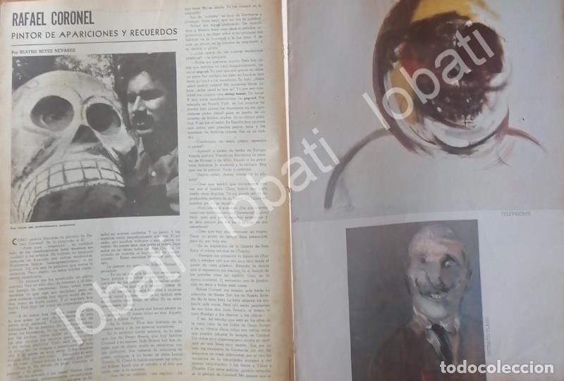 Poster collecting: CARTEL ANTIGUO ORIGINAL DE EL PINTOR RAFAEL CORONEL Y SU OBRA 1965
