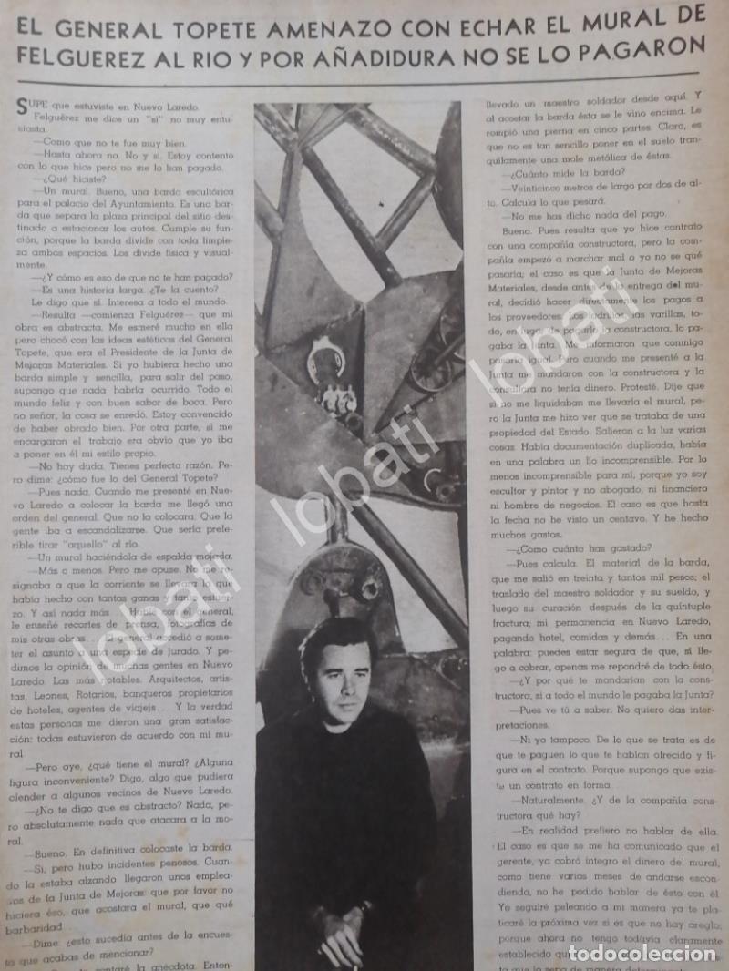 Poster collecting: CARTEL ANTIGUO ORIGINAL DE EL PINTOR MANUEL FELGUERES 1965