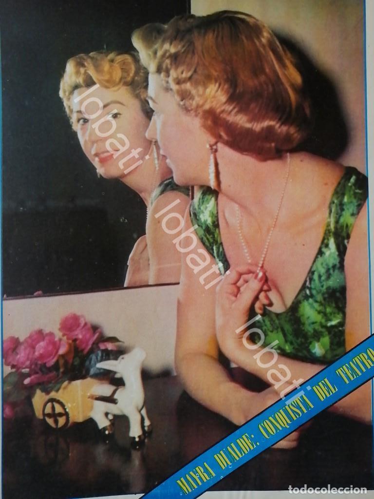 Poster collecting: CARTEL ANTIGUO ORIGINAL DE INICIOS DE LA ACTRIZ MAYRA DUALDE 1950s