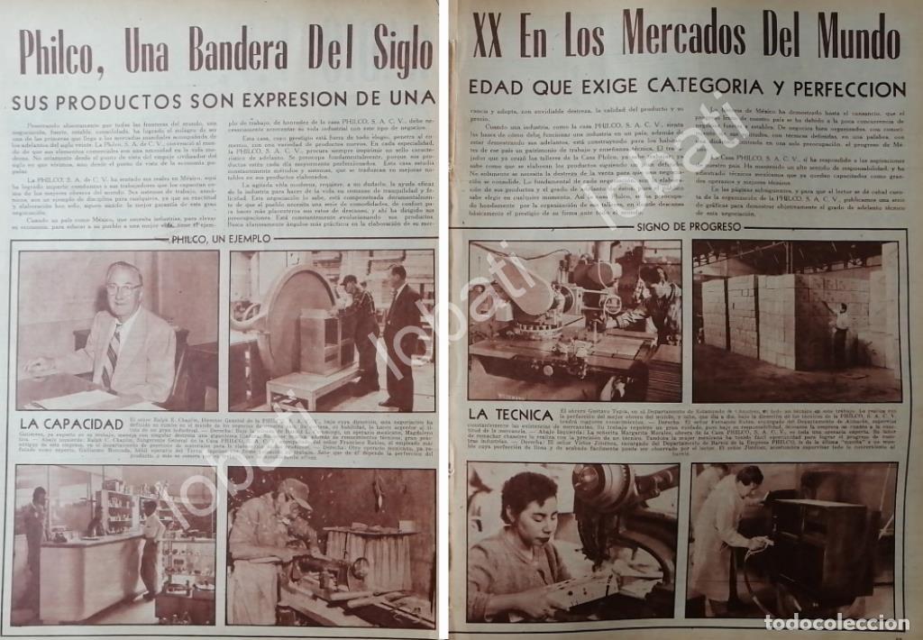 Poster collecting: CARTEL ANTIGUO ORIGINAL DE LA EMPRESA PHILCO DE MEXICO 1956