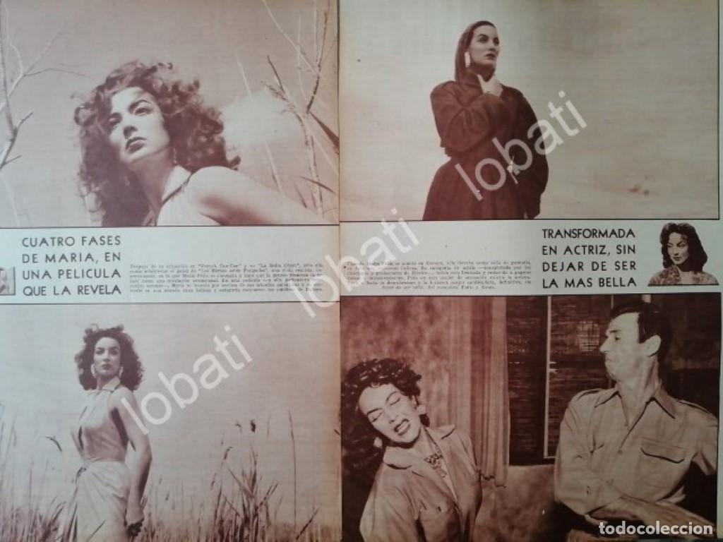 Collectionnisme d'affiches: CARTEL ANTIGUO ORIGINAL DE MARIA FELIX Y SU CARRERA 1957
