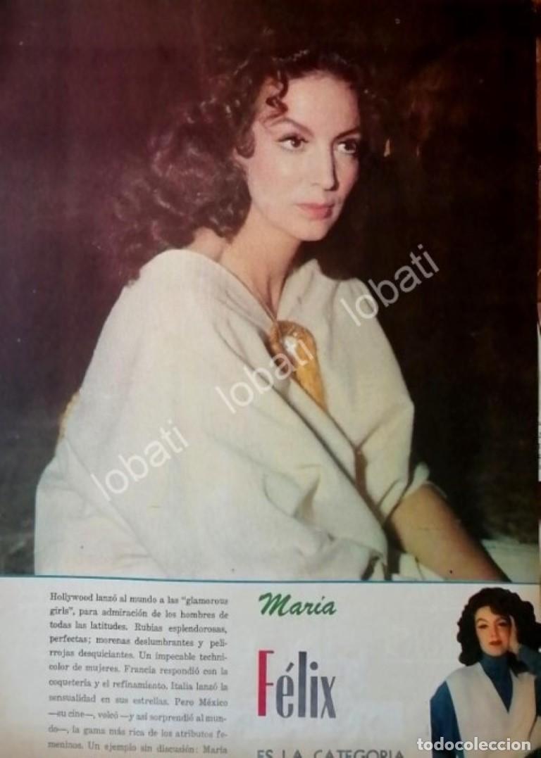 Collectionnisme d'affiches: CARTEL ANTIGUO ORIGINAL DE MARIA FELIX ES LA CATEGORIA 1956