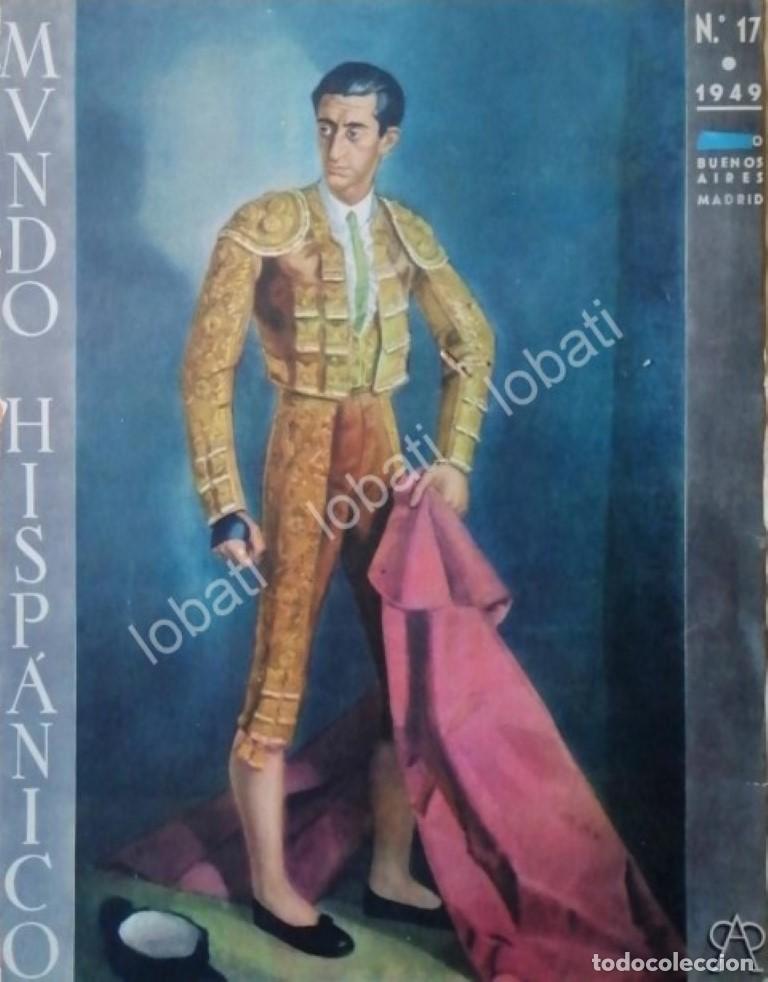 Coleccionismo de carteles: PORTADA ANTIGUA ORIGINAL , EL TORERO MANOLETE 1949(+)
