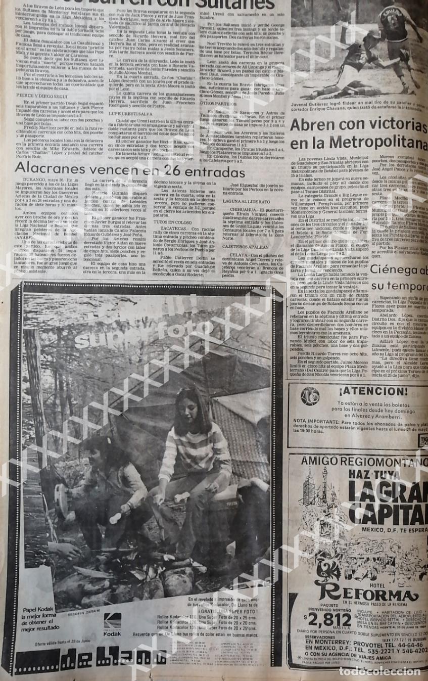 Collectionnisme d'affiches: CARTEL ANTIGUO ORIGINAL DE TIENDAS DELLANO 1983 MONTERREY 1