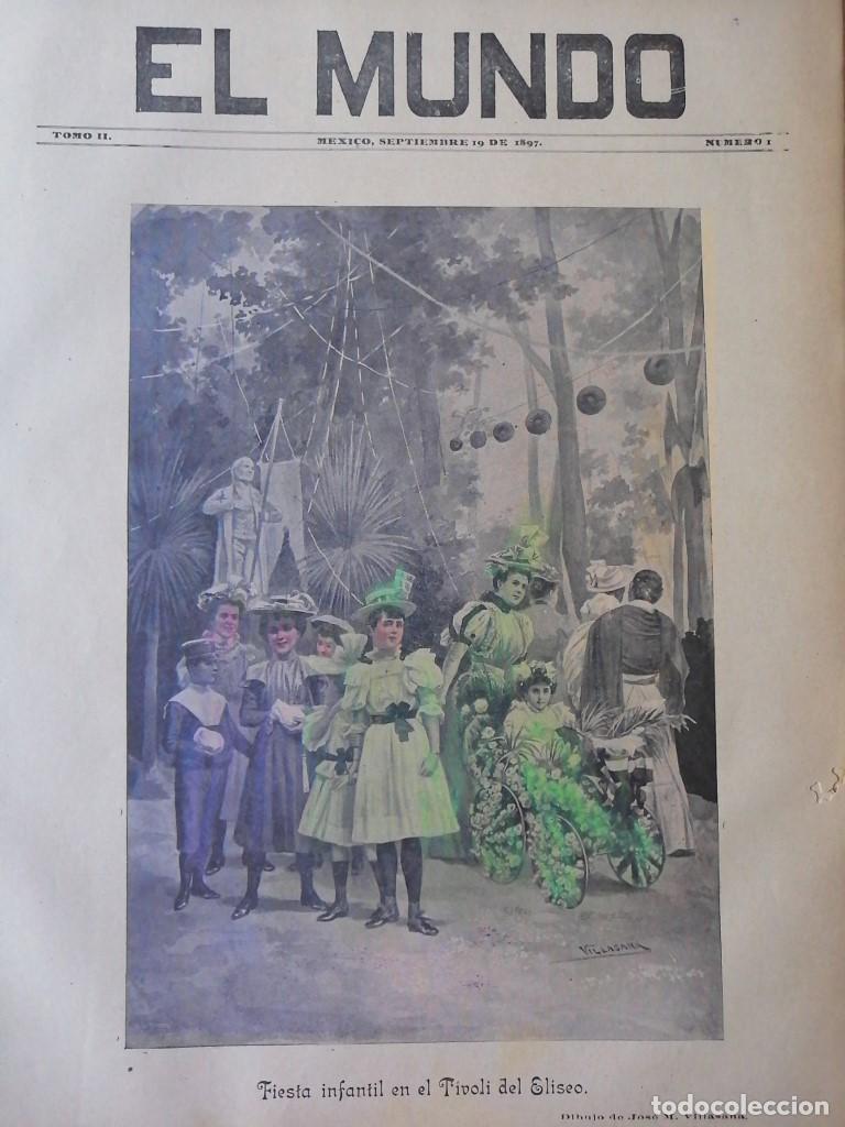 Poster collecting: PORTADA ANTIGUA ORIGINAL 1897 JOSE Ma VILLASANA, EL TIVOLI