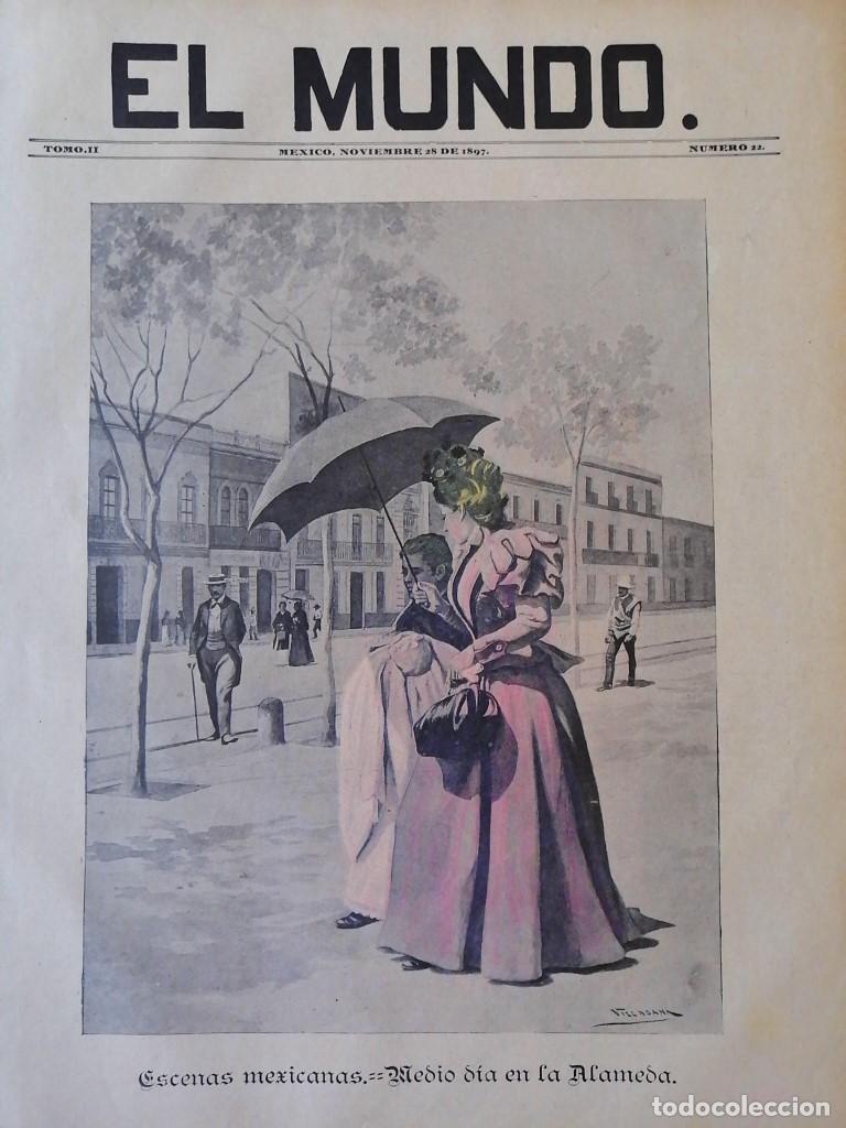 Poster collecting: PORTADA ANTIGUA ORIGINAL 1897. JOSE Ma. VILLASANA, LA AMAMEDA /51