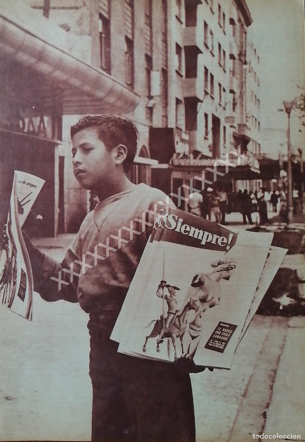 Poster collecting: CARTEL ANTIGUO ORIGINAL DE , NI&Ntilde;O VENDEDOR DE PERIODICOS 1955