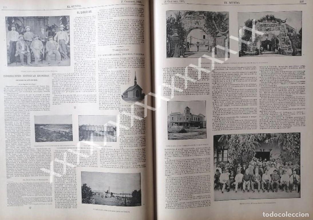Collectionnisme d'affiches: NOTA DE PRENSA ANTIGUA 1896. LUGARES DE TLAHUALILO, DGO