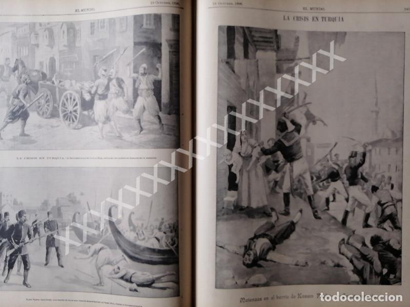 Collectionnisme d'affiches: NOTA DE PRENSA ANTIGUA. 1896 EL GENOCIDIO ARMENIO