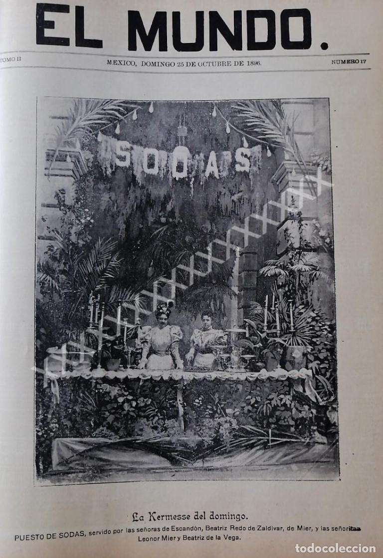 Collectionnisme d'affiches: PORTADA ANTIGUA 1896 BEATRIZ REDO VEGA Y KERMESSE ASM