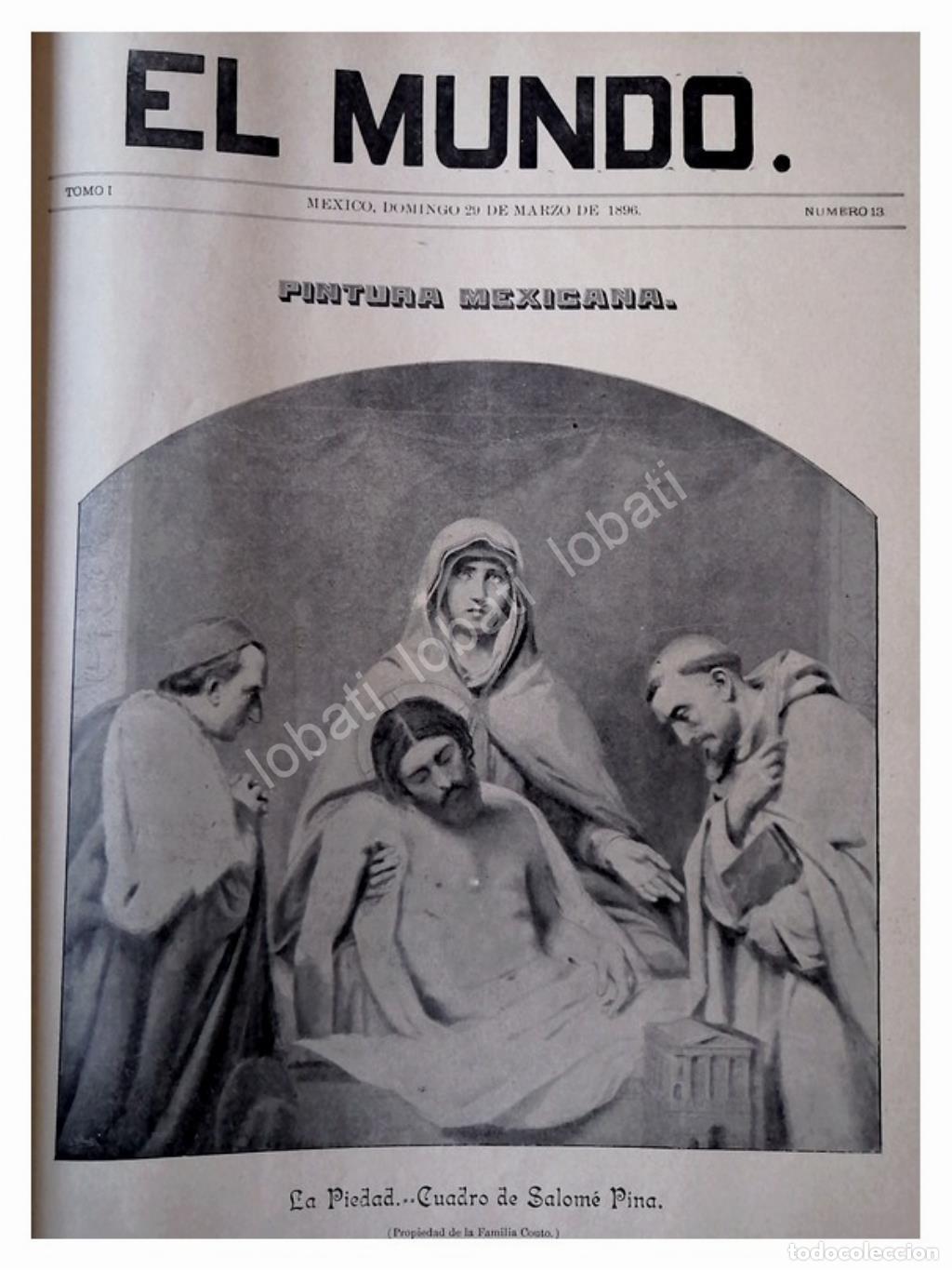 Collectionnisme d'affiches: PORTADA ANTIGUA 1896 DE JOSE SALOME PINA. ARTE SACRO
