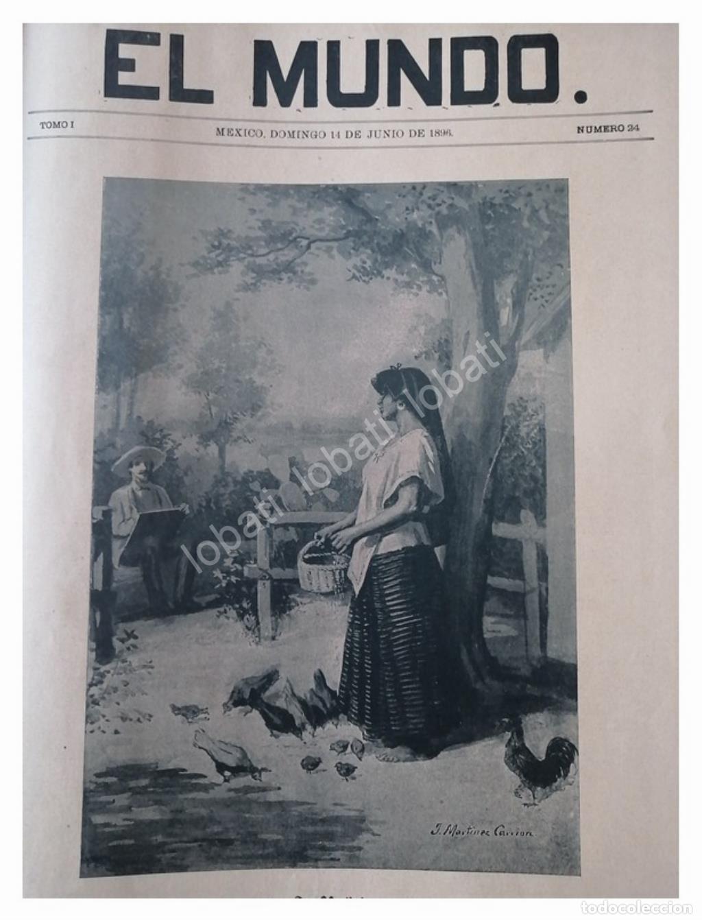 Collezionismo di affissi: PORTADA ANTIGUA 1896 JESUS MARTINEZ CARRION, LA MODELO