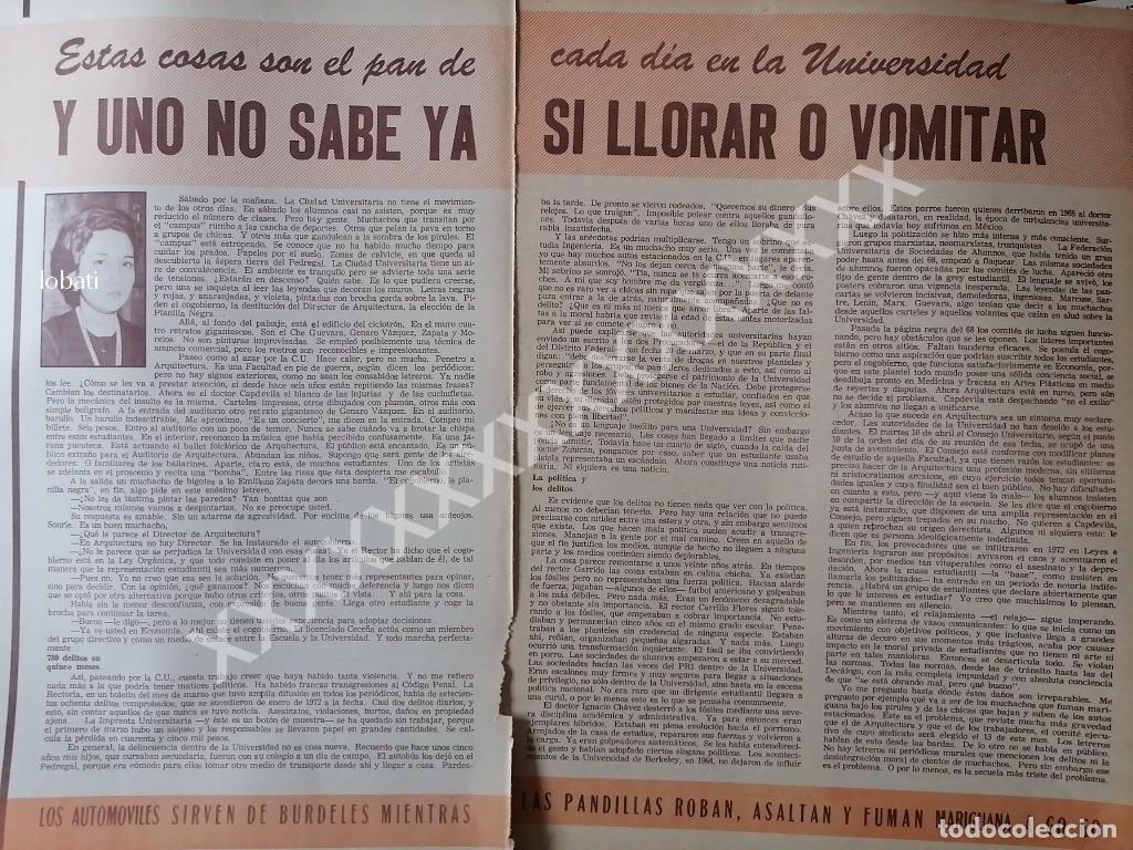 Collezionismo di affissi: CARTEL ANTIGUO. BEATRIZ REYES NEVARES Vs UNAM 1973