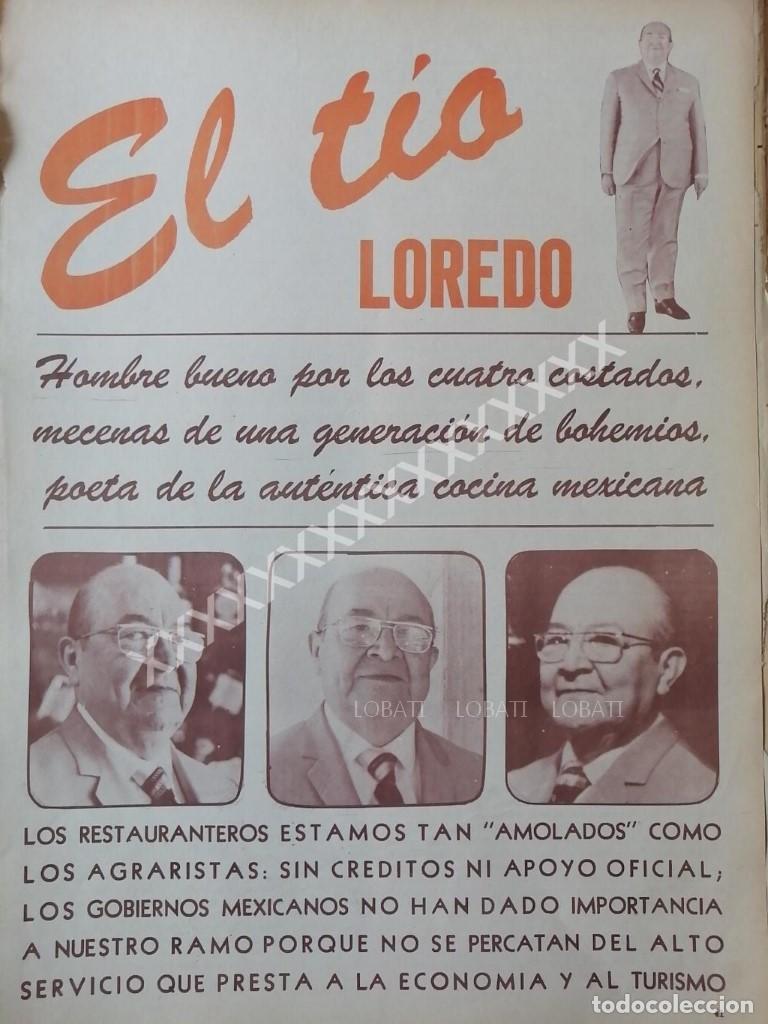 Collezionismo di affissi: CARTEL ANTIGUO. EL EMPRESARIO: JOSE INES LOREDO 1973