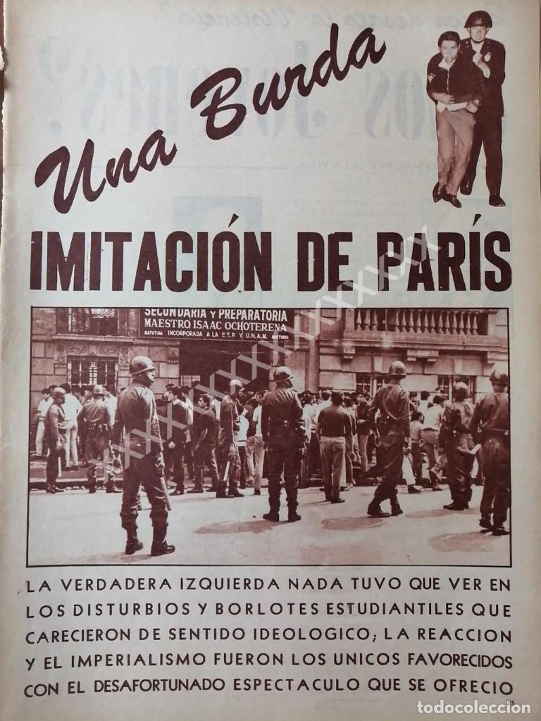 Collezionismo di affissi: CARTEL ANTIGUO. CONFLICTO ESTUDIANTIL 1968 ISAAC OCHOTERENA