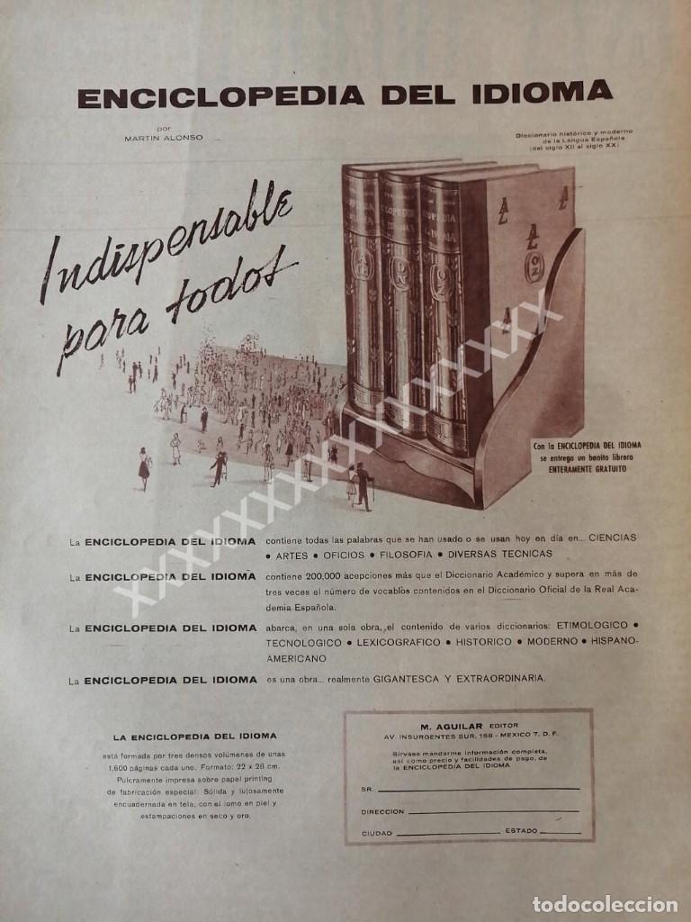 Collezionismo di affissi: CARTEL ANTIGUO EDITORIAL AGUILAR S.A 1959 /826