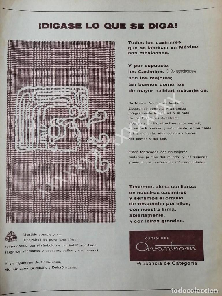 Collezionismo di affissi: CARTEL ANTIGUO PUBLICITARIO CASIMIRES AVANTRAM S.A 1959