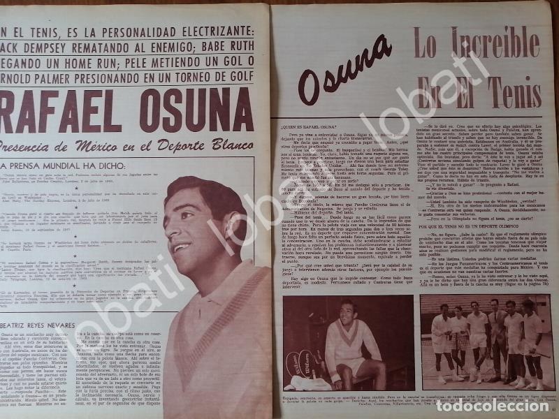 Collezionismo di affissi: NOTA DE PRENSA RETRO, RAFAEL OSUNA 1960s /DPTS