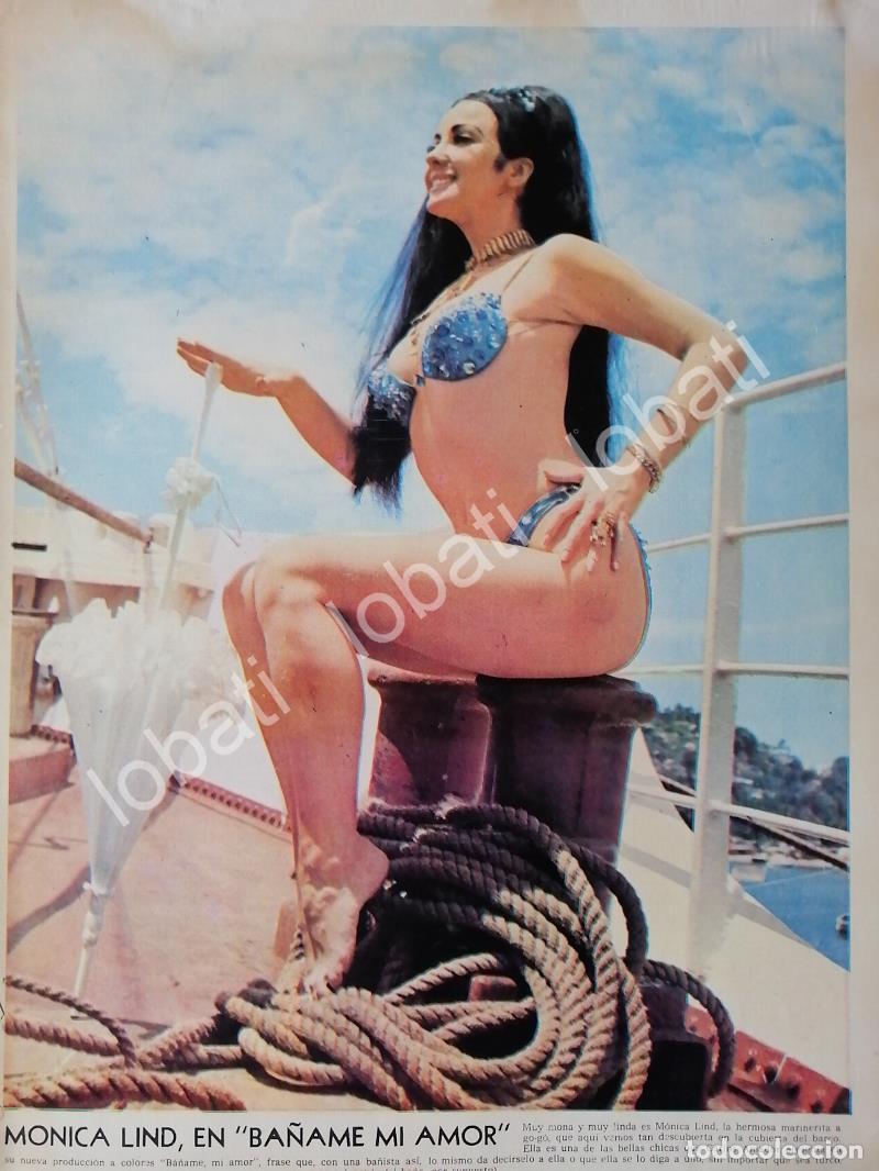 Collezionismo di affissi: NOTA DE PRENSA. LA ACTRIZ, MONICA LIND 1967