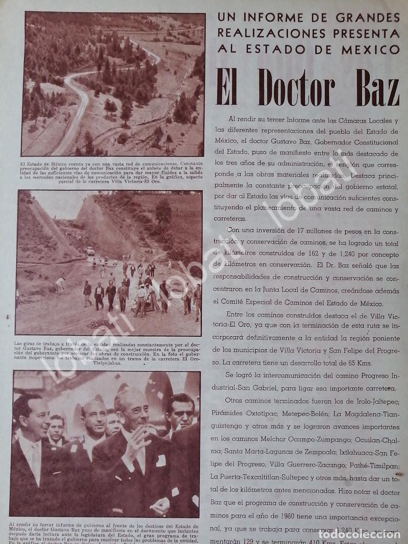 Collezionismo di affissi: AFICHE RETRO. GUSTAVO BAZ Y SUS OBRAS 1960 /PLT
