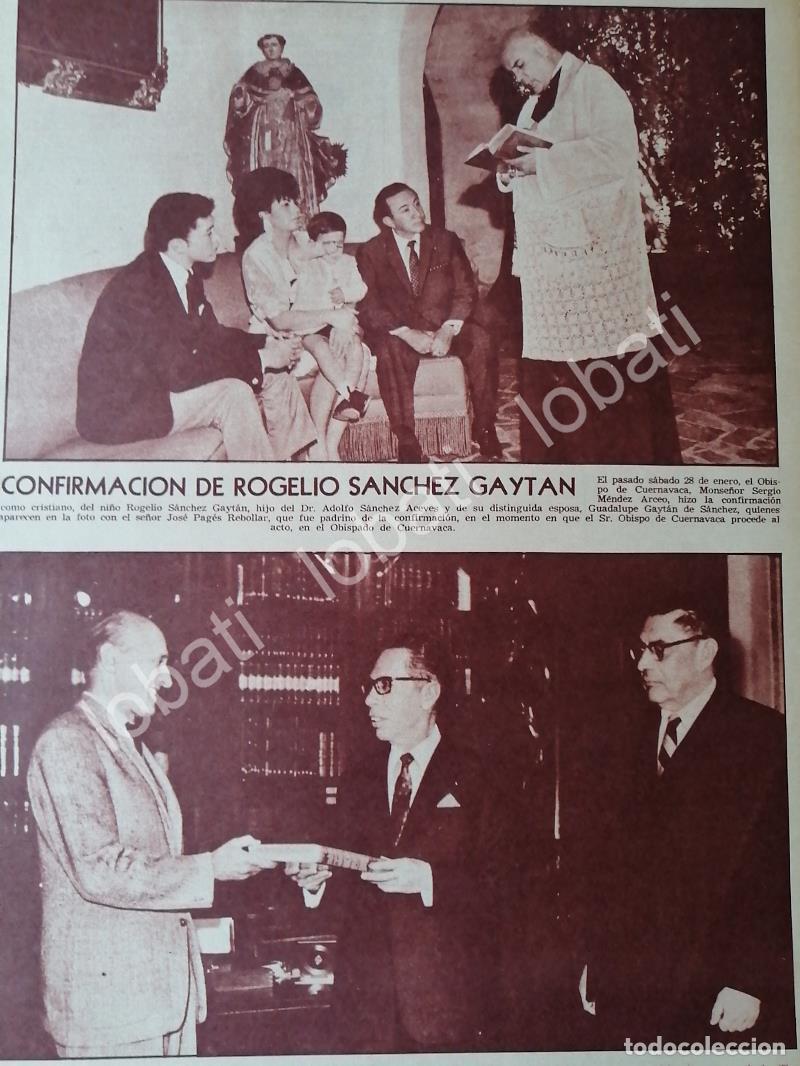 Collezionismo di affissi: AFICHE RETRO. CONFIRMACION ROGELIO SANCHEZ GAYTAN 1967