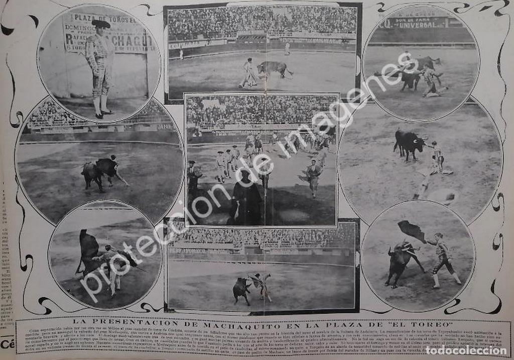 Collectionnisme d'affiches: AFICHE ANTIGUO 1912 DEBUTA RAFAEL GONZALEZ MACHAQUITO