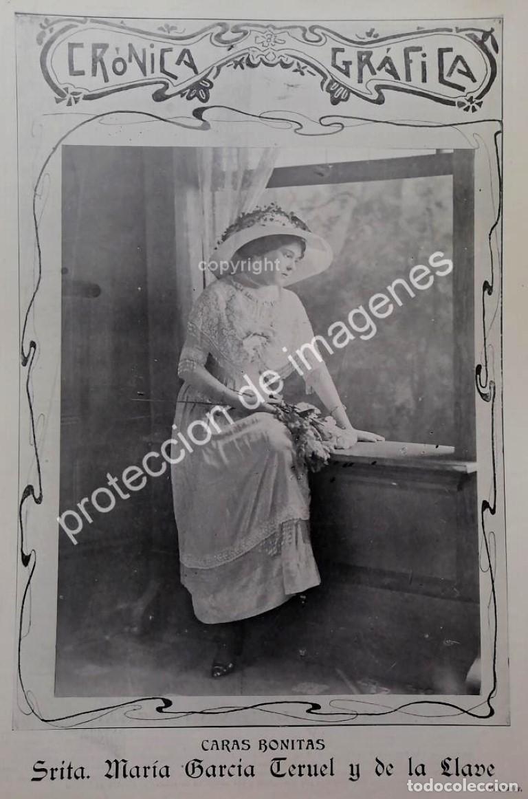 Collectionnisme d'affiches: AFICHE ANTIGUO 1912 MARIA GARCIA TERUEL Y DE LA LLAVE /ASM