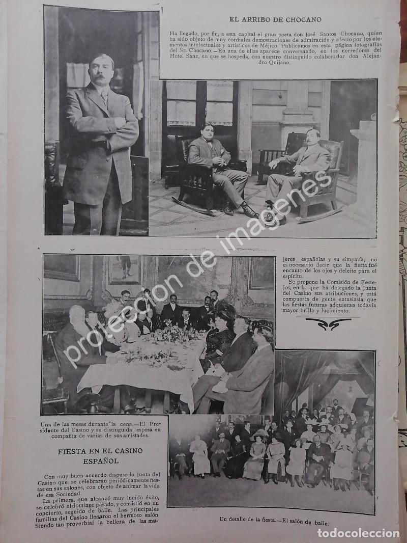 Collectionnisme d'affiches: AFICHE ANTIGUO 1912. SANTOS CHOCANO Y CASINO ESPA&Ntilde;OL /ASM
