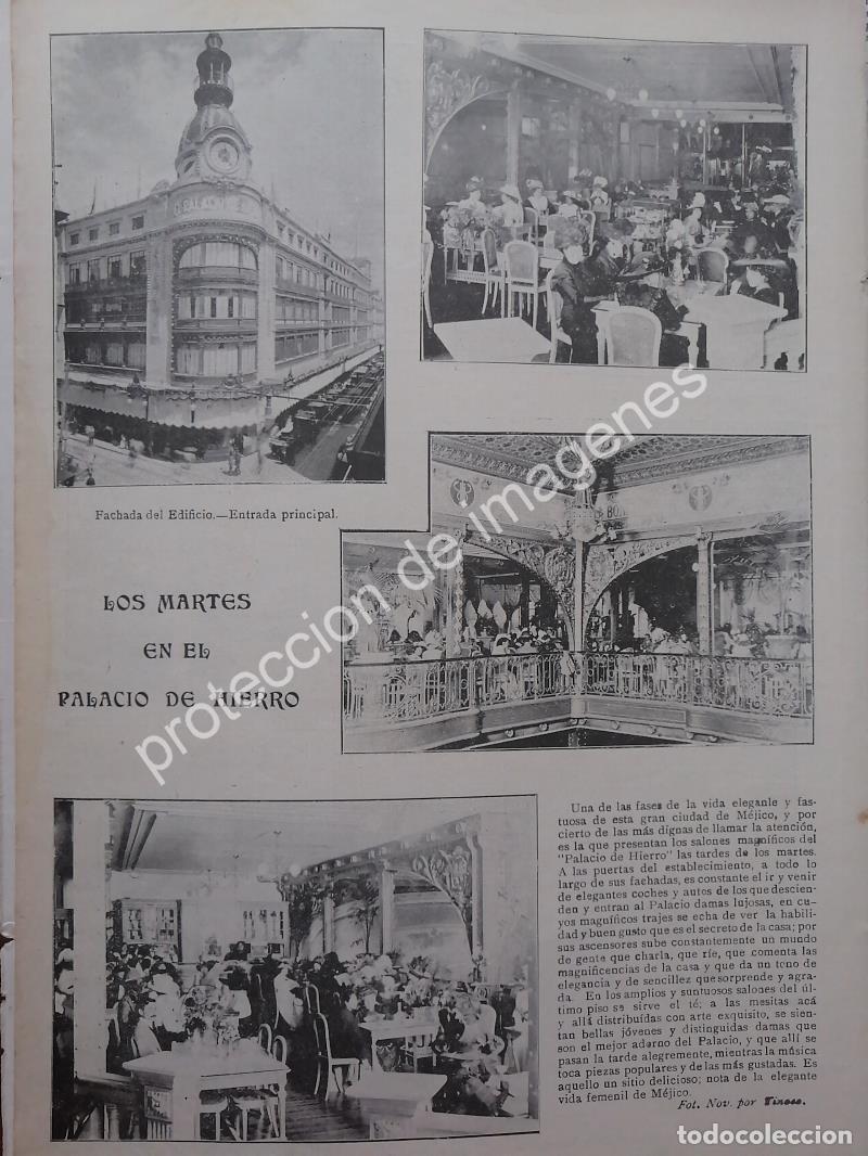 Collectionnisme d'affiches: AFICHE ANTIGUO 1912 LAS TERTULIAS DEL PALACIO DE HIERRO
