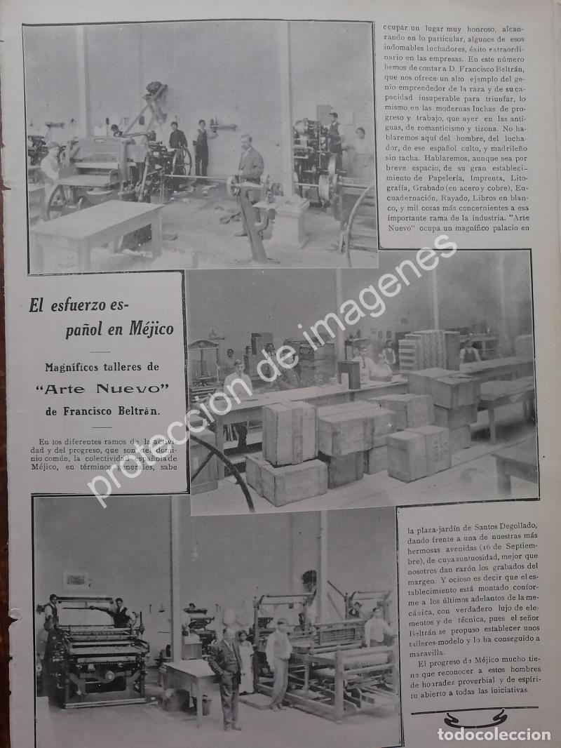 Collectionnisme d'affiches: AFICHE ANTIGUO 1912 IMPRENTA, ARTE NUEVO. FCO. BELTRAN