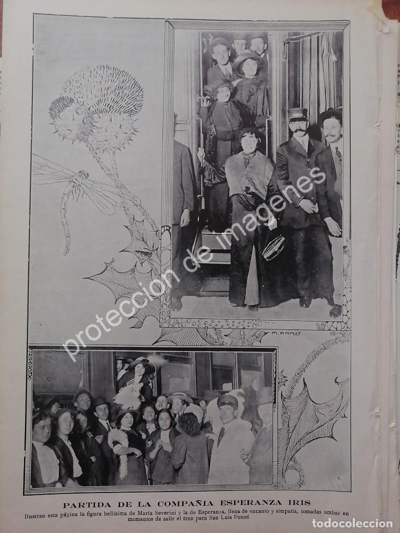 Collectionnisme d'affiches: AFICHE ANTIGUO 1912 LA COMPA&Ntilde;IA DE TEATRO ESPERANZA IRIS