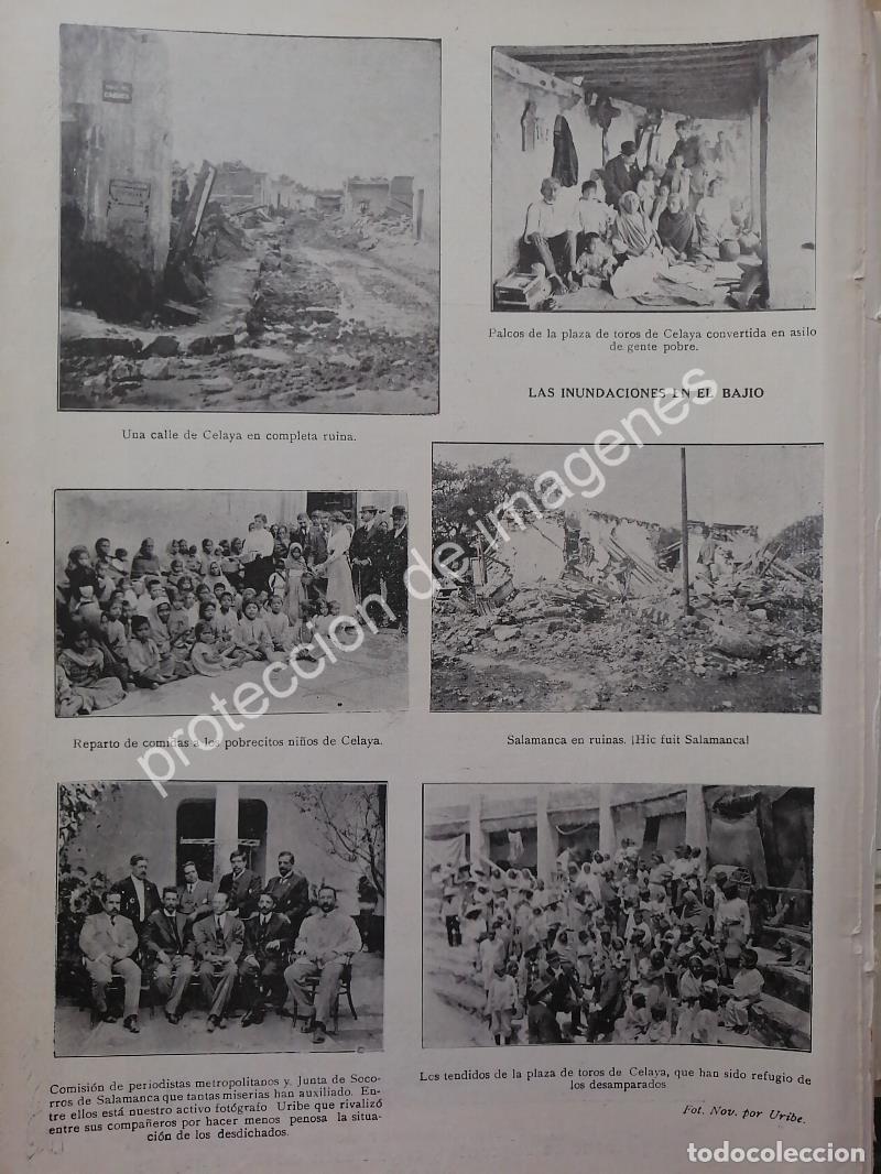 Collectionnisme d'affiches: AFICHE ANTIGUO 1912 INUNDACIONES EN EL BAJIO