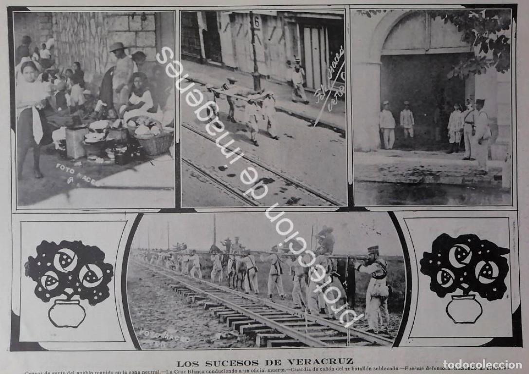 Collectionnisme d'affiches: AFICHE ANTIGUO. 1912 REBELION DE FELIX DIAZ EN VERACRUZ
