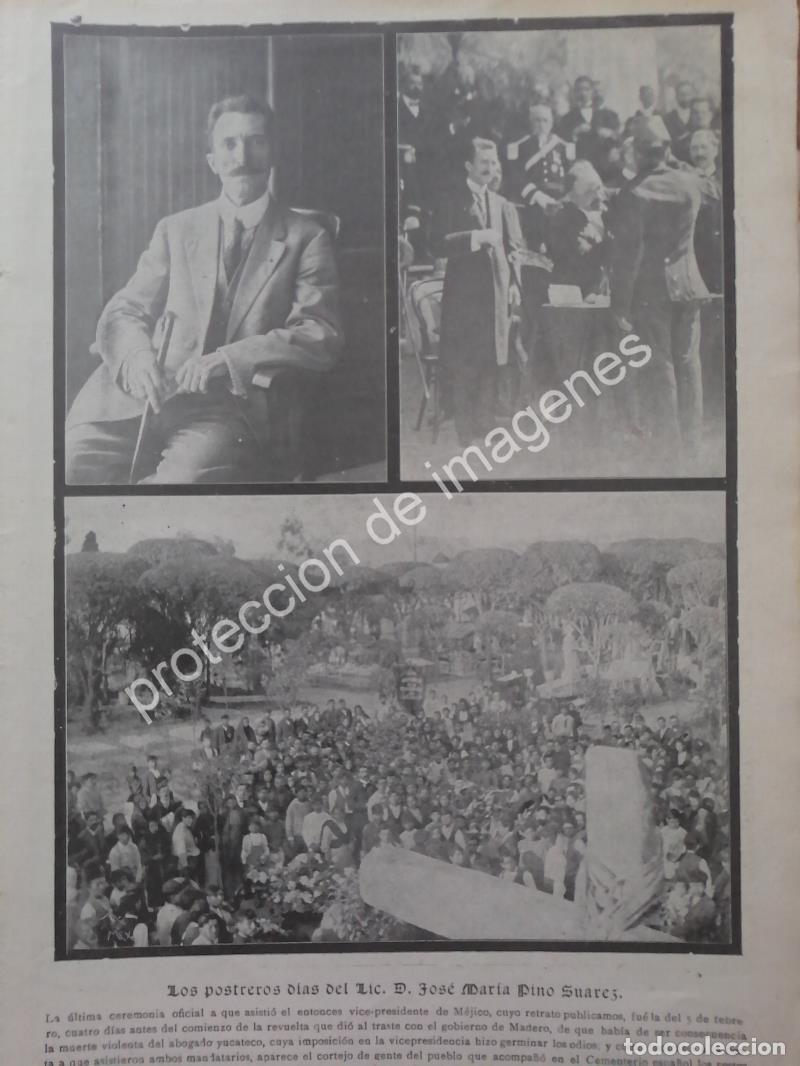 Collectionnisme d'affiches: AFICHE ANTIGUO 1913 DECENA TRAGICA, JOSE. M. PINO SUAREZ