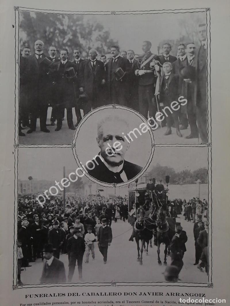Collectionnisme d'affiches: AFICHE ANTIGUO 1913 FUNERAL DE JAVIER ARRANGOIZ SAYAGO