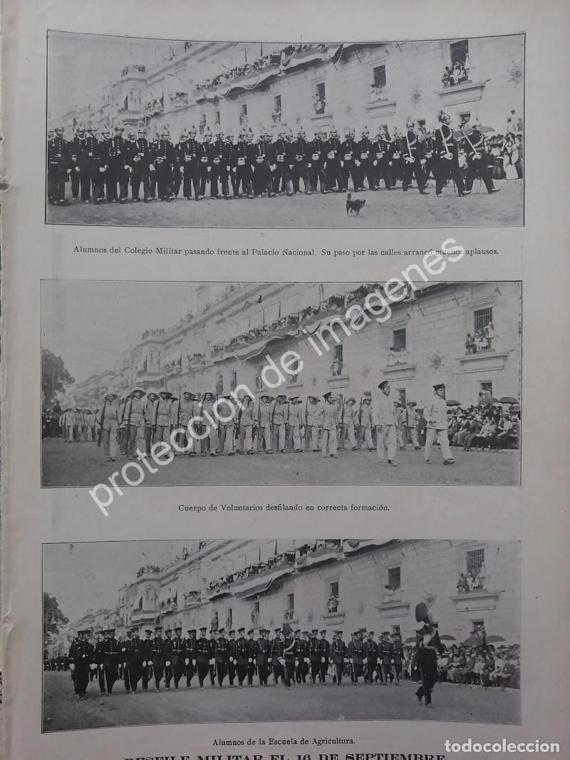 Collectionnisme d'affiches: AFICHE ANTIGUO 1912 DESFILE MILITAR Y CIVICO