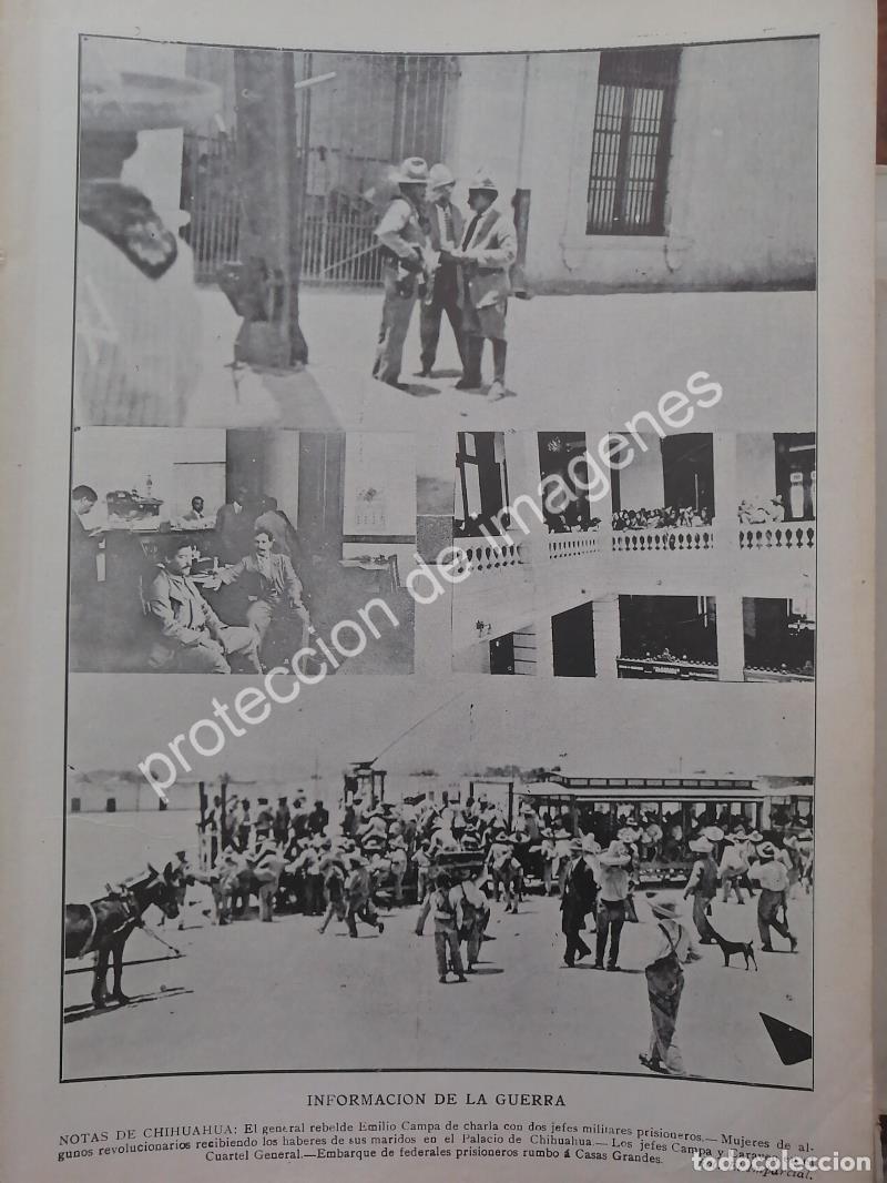 Collectionnisme d'affiches: AFICHE ANTIGUO 1912 EMILIO CAMPA, BATALLA DE CHIHUAHUA