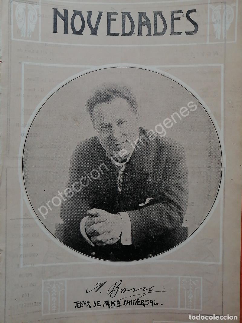 Collectionnisme d'affiches: PORTADA ANTIGUA 1912 EL TENOR ALESSANDRO BONCI EN MEXICO