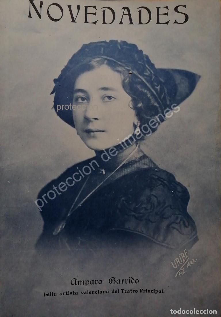 Collectionnisme d'affiches: PORTADA ANTIGUA ORIGINAL 1912 TIPLE ACTRIZ. AMPARO GARRIDO